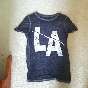Grey "LA" short sleeved tshirt